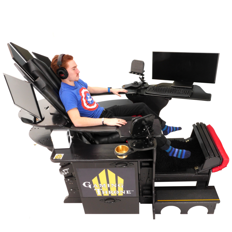Pc gaming chair with monitor mount hotsell